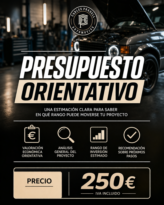 Presupuesto orientativo de proyecto
