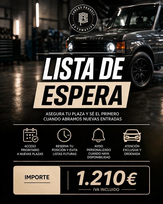 SERVICIO: Reserva Lista de Espera-Fianza 1210€+Asesoría personalizada